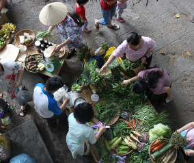 Chợ quê giữa lòng Sài Gòn