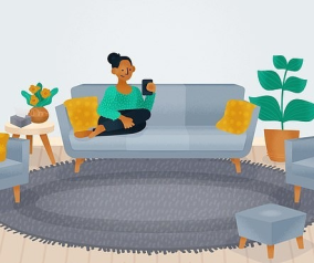 Vị trí ngồi trên sofa tiết lộ về bạn
