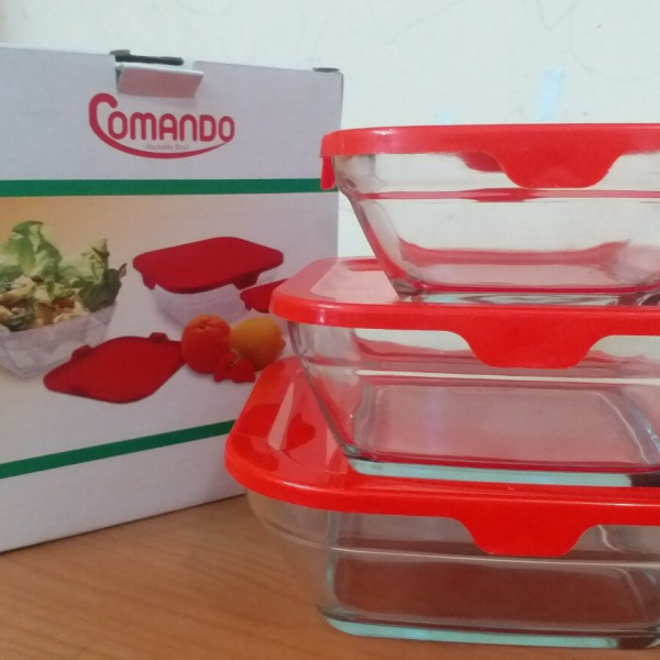 Bộ 3 thố vuông đa năng MB 89-N