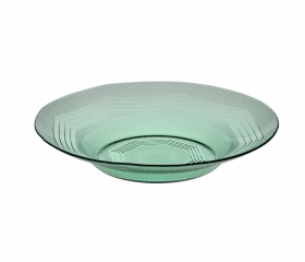 Dĩa thủy tinh 9inch màu xanh lá DP 0925G