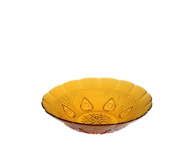 Dĩa thủy tinh 7inch màu hổ phách DP0735A