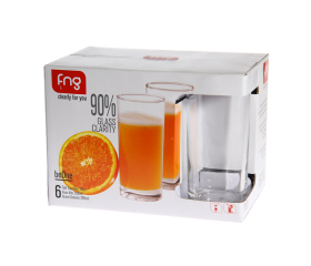 Bộ sản phẩm thủy tinh có hộp màu