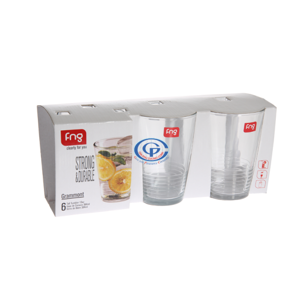 Bộ sản phẩm thủy tinh có hộp màu