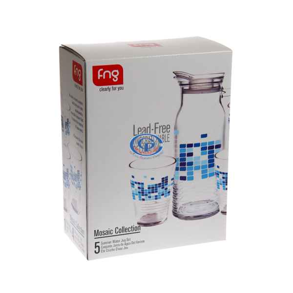 Bộ sản phẩm thủy tinh có hộp màu