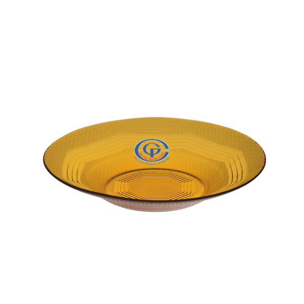 Dĩa thủy tinh 7inch màu hổ phách DP0725A