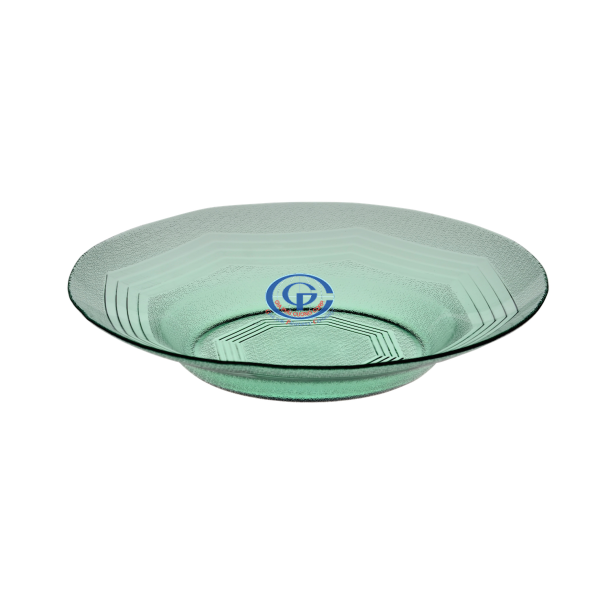 Dĩa thủy tinh 9inch màu xanh lá DP 0925G