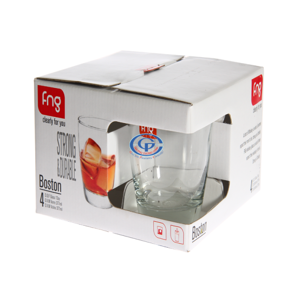 Bộ sản phẩm thủy tinh có hộp màu