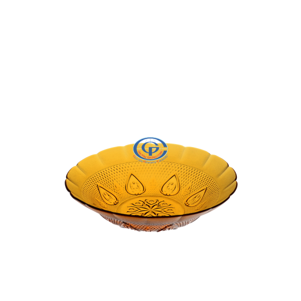 Dĩa thủy tinh 7inch màu hổ phách DP0735A