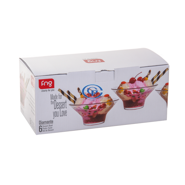 Bộ sản phẩm thủy tinh có hộp màu