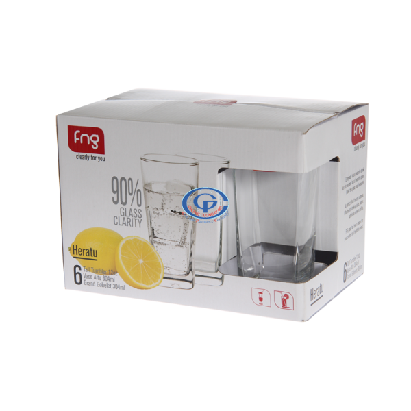 Bộ sản phẩm thủy tinh có hộp màu